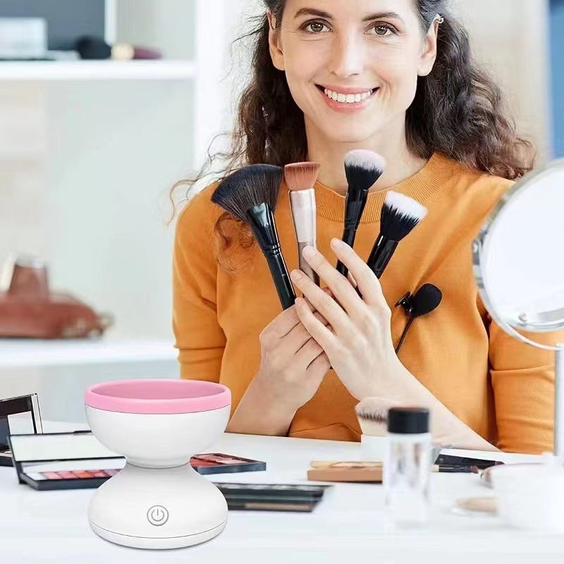 Portable USB Makeup Brush Cleaner Machine Electric Cosmetic Brush Cleaning Washing Tools Automatic Clean Makeup Brushes Portable USB Makeup Brush Cleaner Machine Electric Cosmetic Brush Cleaning Washing Tools Automatic Clean Makeup Brushes